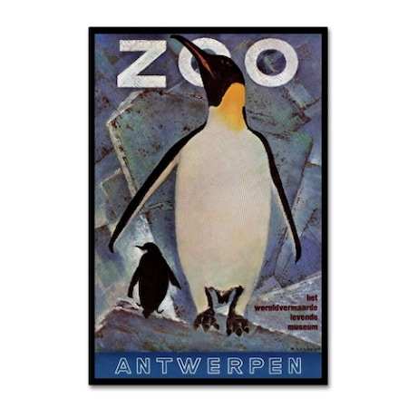 The Zoo 5 by Vintage Lavoie, 12x19-Inch Canvas Wall Art